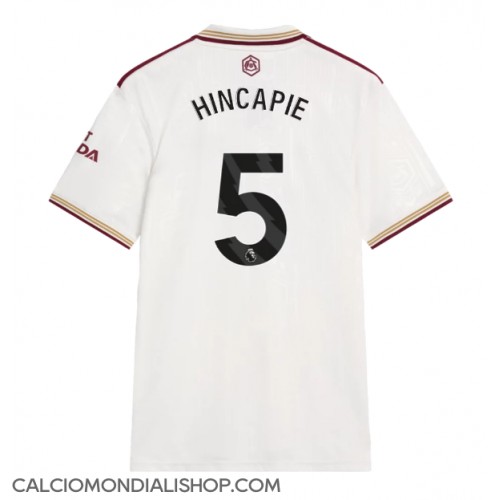 Maglie da calcio Arsenal Piero Hincapie #5 Terza Maglia 2025-26 Manica Corta